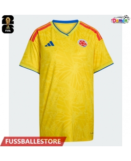 Günstige Kolumbien Heimtrikot Damen WM 2026 Kurzarm